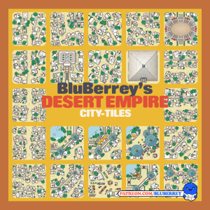 Desert Empire Tile Pack (26 modular tiles)