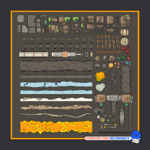 Dwarven Asset Pack | Nr.2 | (100 assets, 17 paths)