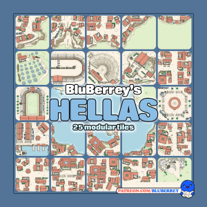 Hellas Tile Pack (25 modular tiles)