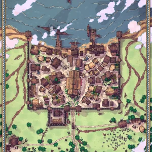 Nordic Town Settlement Map